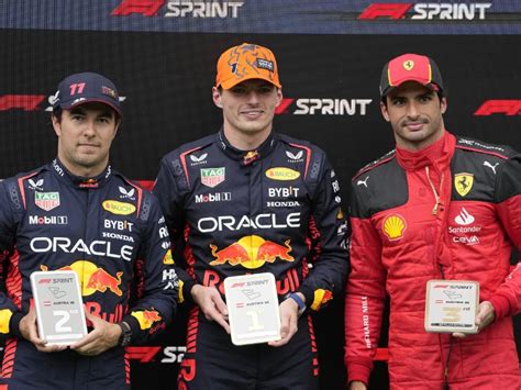 Max Verstappen beats teammate Sergio Perez to win Austrian GP sprint race